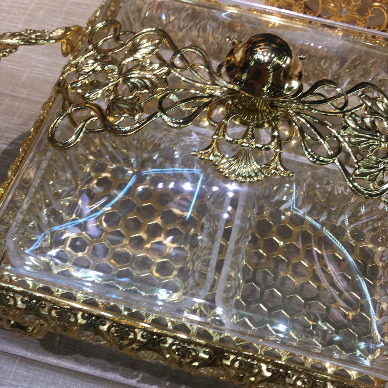 亚克力四格果盘