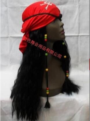 海盗假发节日假发舞会假发派对假发万圣节假发节日用品舞会用品万圣节用品化妆用品节日道具玩具产品图