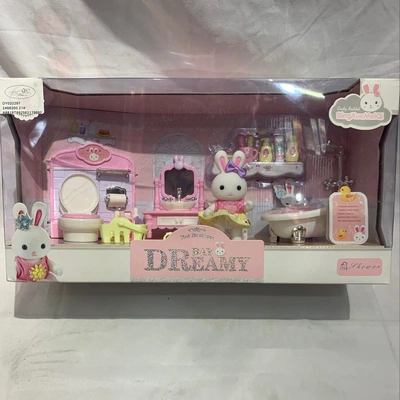 Cute rabbit pretend play toys bathtub toilet toys thumbnail