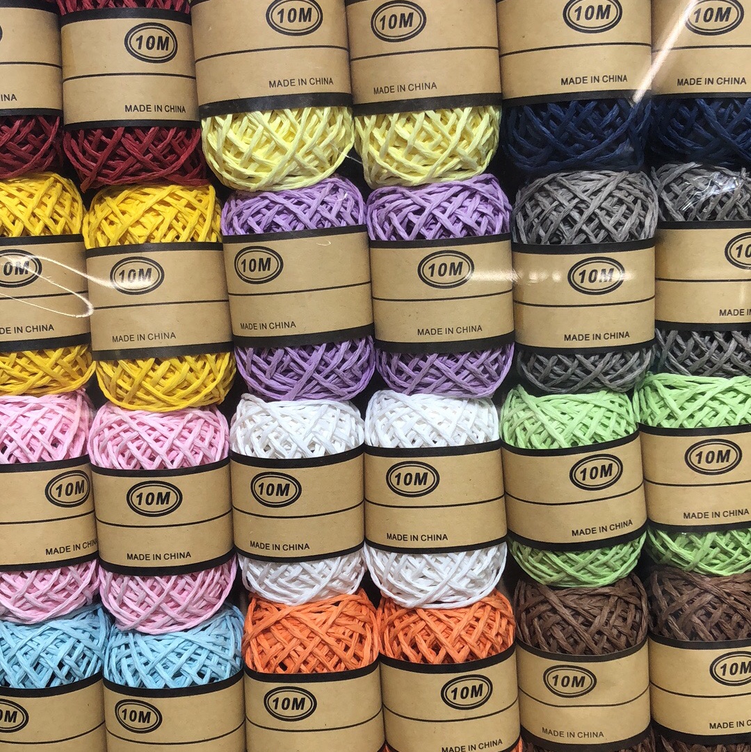 DIY paper rope Hand-colored paper rope hand-woven paper rope thumbnail