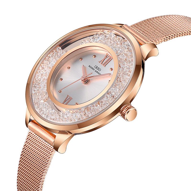 IBSO set watch Simple fashion trend milan net with watch learn star anise box set 8661 thumbnail