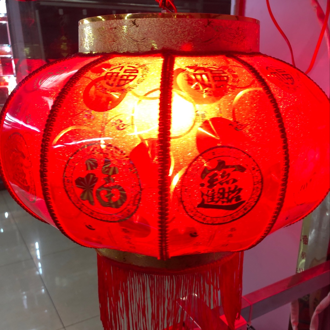 pvc rotating light 2021 New model factory direct sales Wedding supplies, festive wedding and festival supplies for moving into a new home details Picture