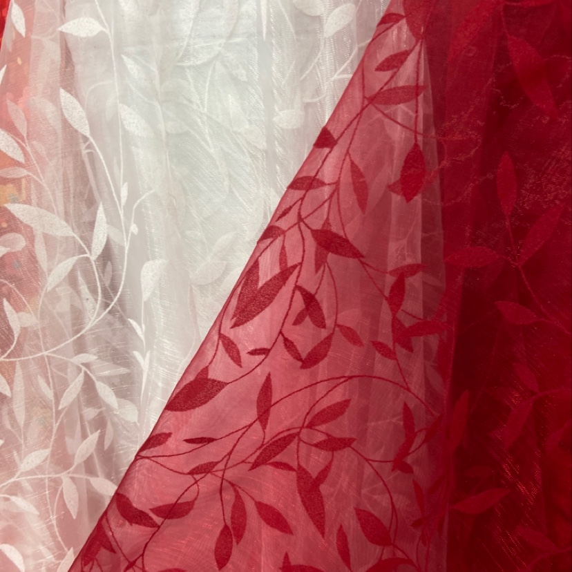 Red Three Gauze Material Multi-Color Optional Decorative Headgear Crafts Fabric Clothing details Picture