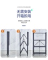 No Installation Kitchen Folding Shelving Removable Shelves Multi-Layer Storage Racks Specification drawing