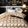 High-end silk cotton down quilt (Gold) Specification image