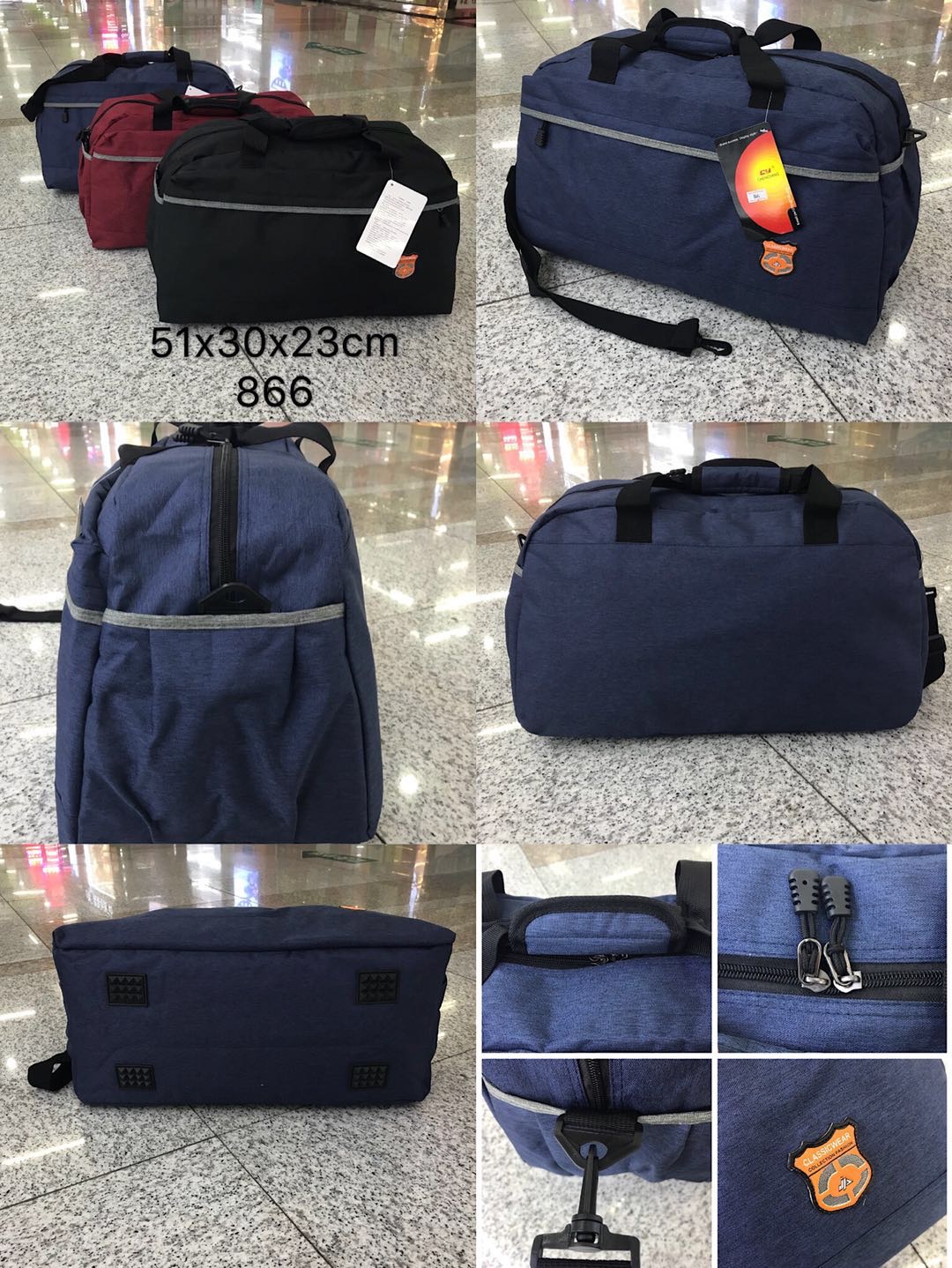 Sporty and casual bag details Picture