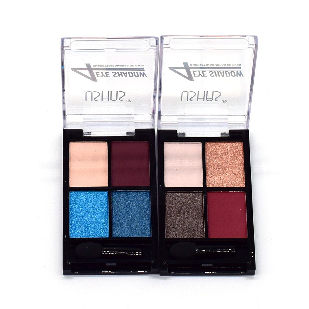 【 24-piece Set 】ES3495-4 Four-color USHAS pearlescent and matte Eyeshadow in four trendy colors detail image 4