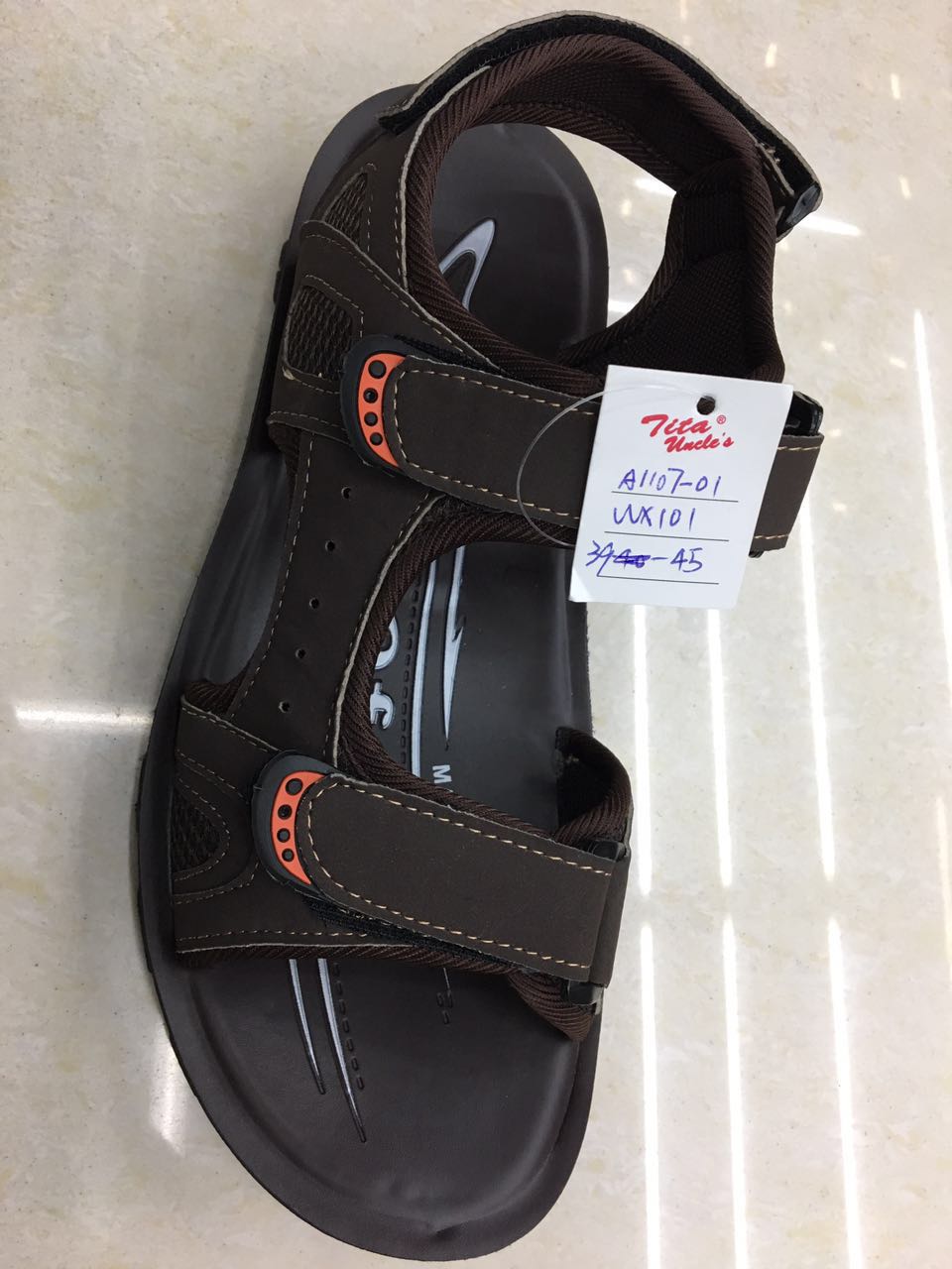 Woven belt beach shoes Fujian sandal men's beach shoes