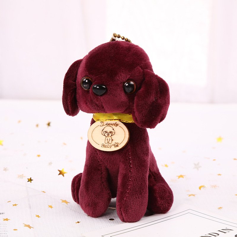 蹲狗毛绒公仔挂件毛绒玩具批发详情图6