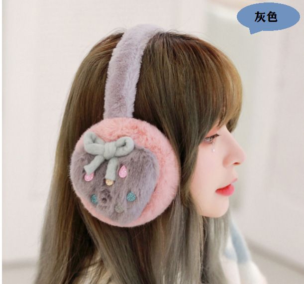 Earmuffs Cute warm earmuffs female foldable thick earmuffs Earbags earmuffs winter Korean children