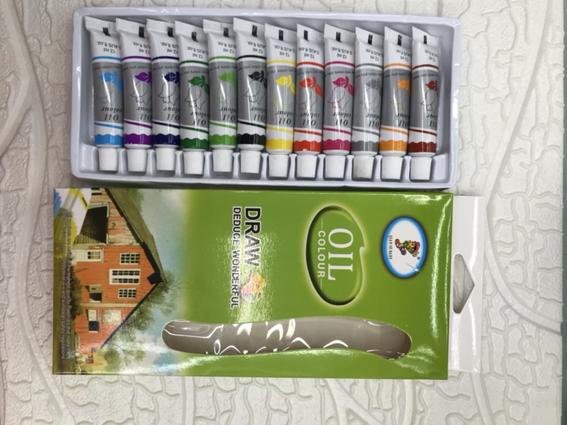 12 ml oil paint, oil paint