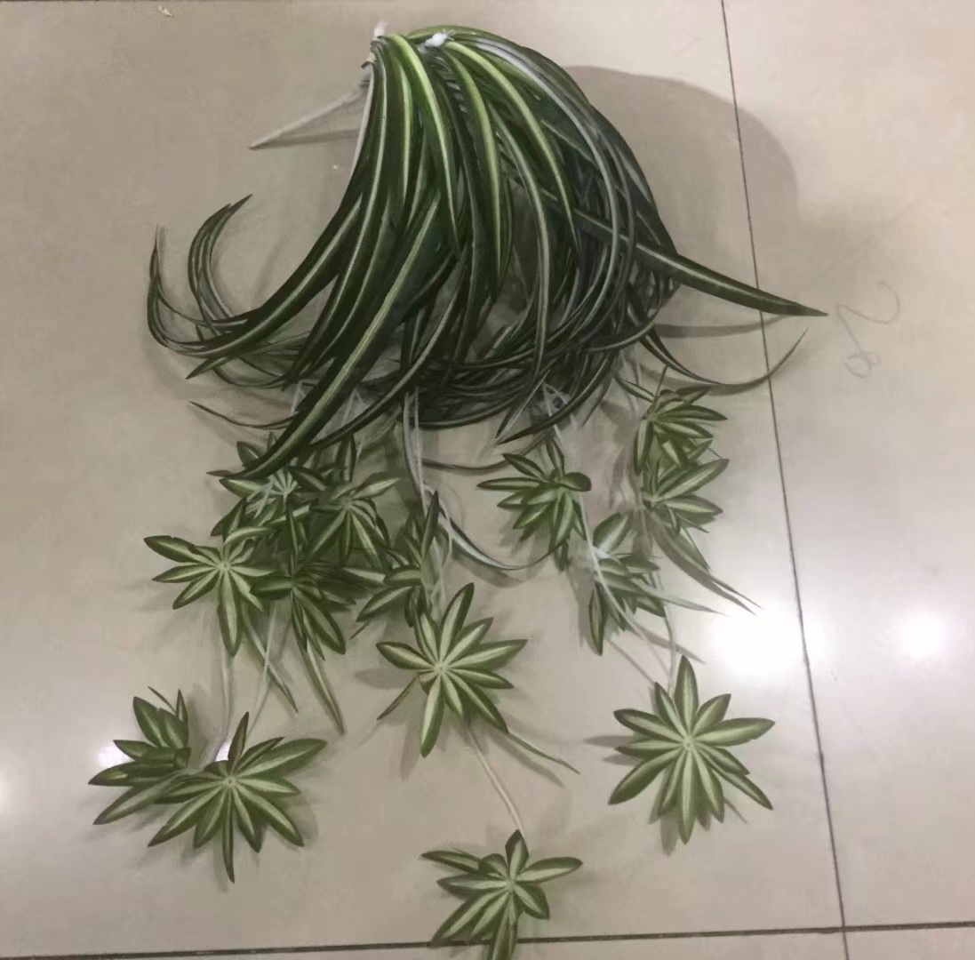 仿真工艺品礼品蝴蝶兰仿真花瓣干花摆设地瓜叶装饰品创意摆件