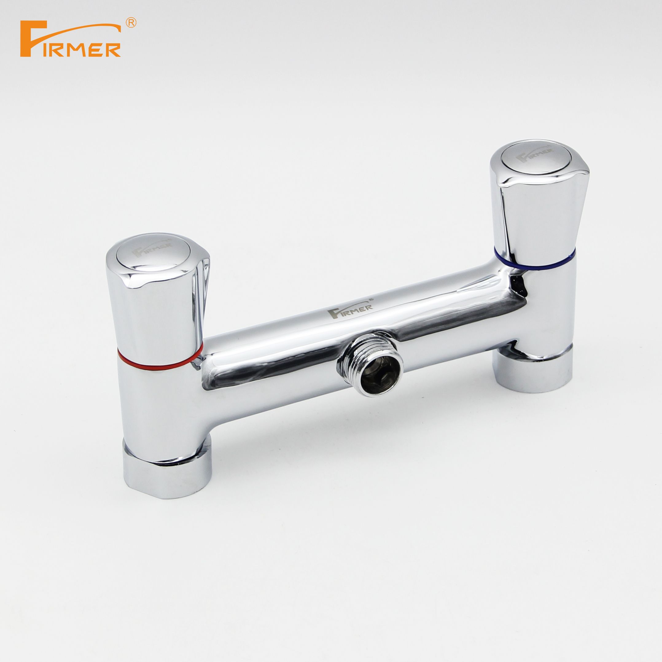 Firmer Shower Faucet All Copper Mixed Water Valve Bath Bath Bathroom Triple Cold And Hot Water Faucet details Picture