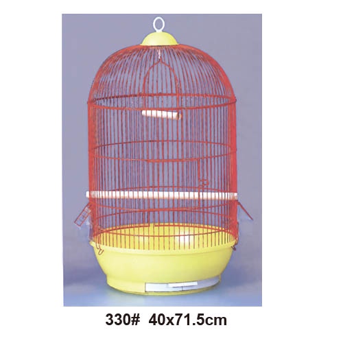 Large round birdcage, wire baggy cage