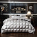 High-end silk cotton down quilt details Picture