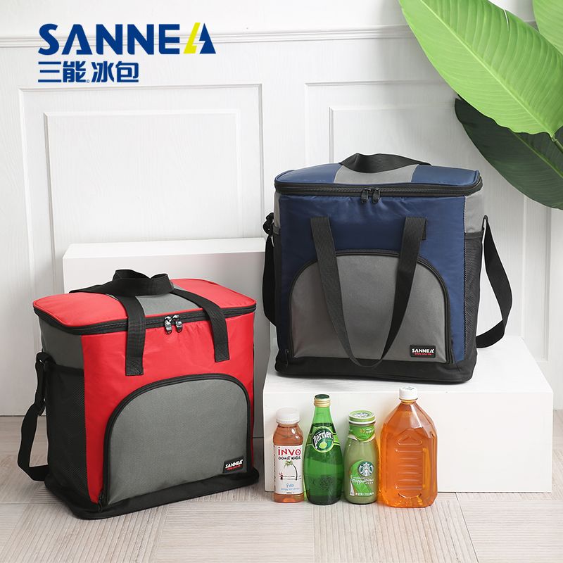 25L lunch bag, picnic insulation bag, high-end aluminum foil ice pack, seafood refrigeration bag, large-capacity portable bento bag Application Scenario
