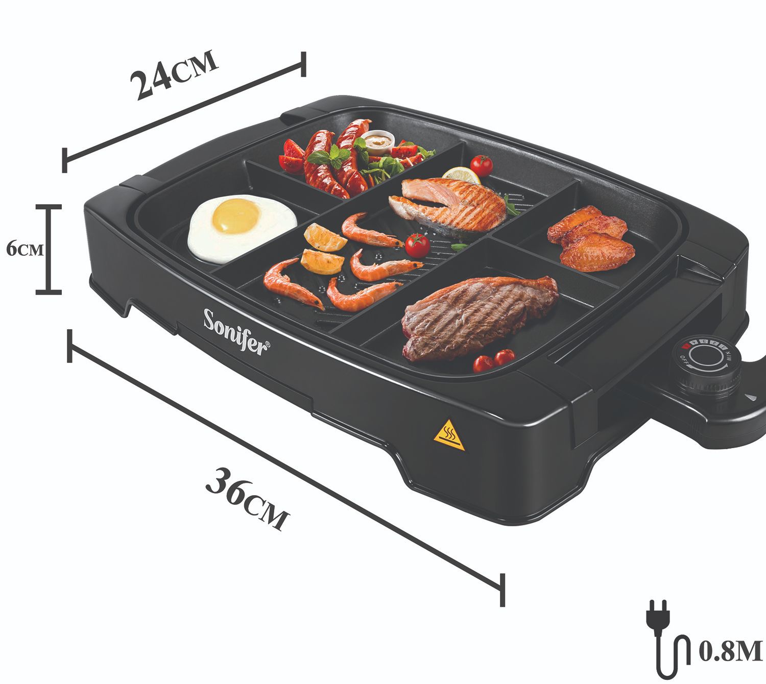Sonifer Frying pan SF-6074 detail image 2