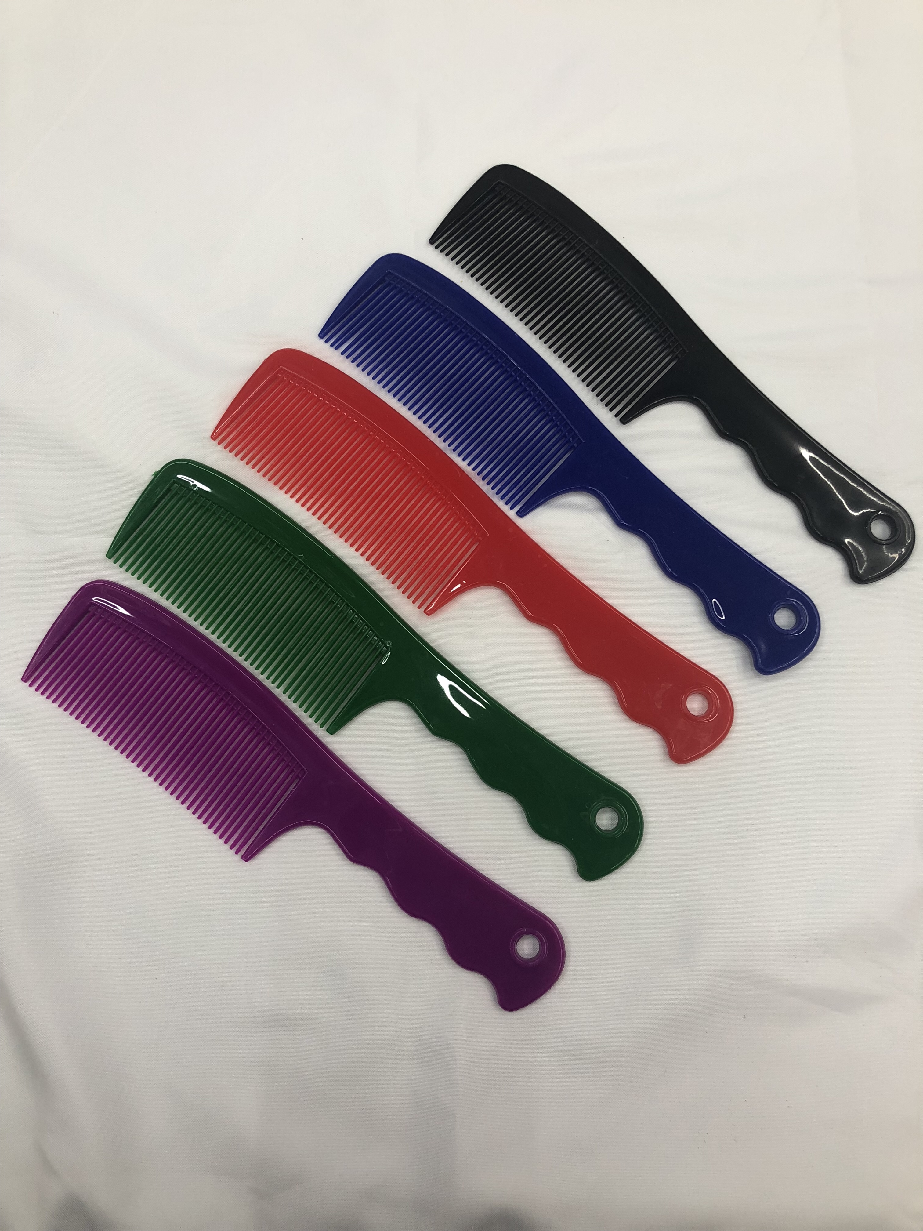 厂家直销3606大号塑料梳子5色混外贸热销梳子波浪梳子彩色梳子详情图6