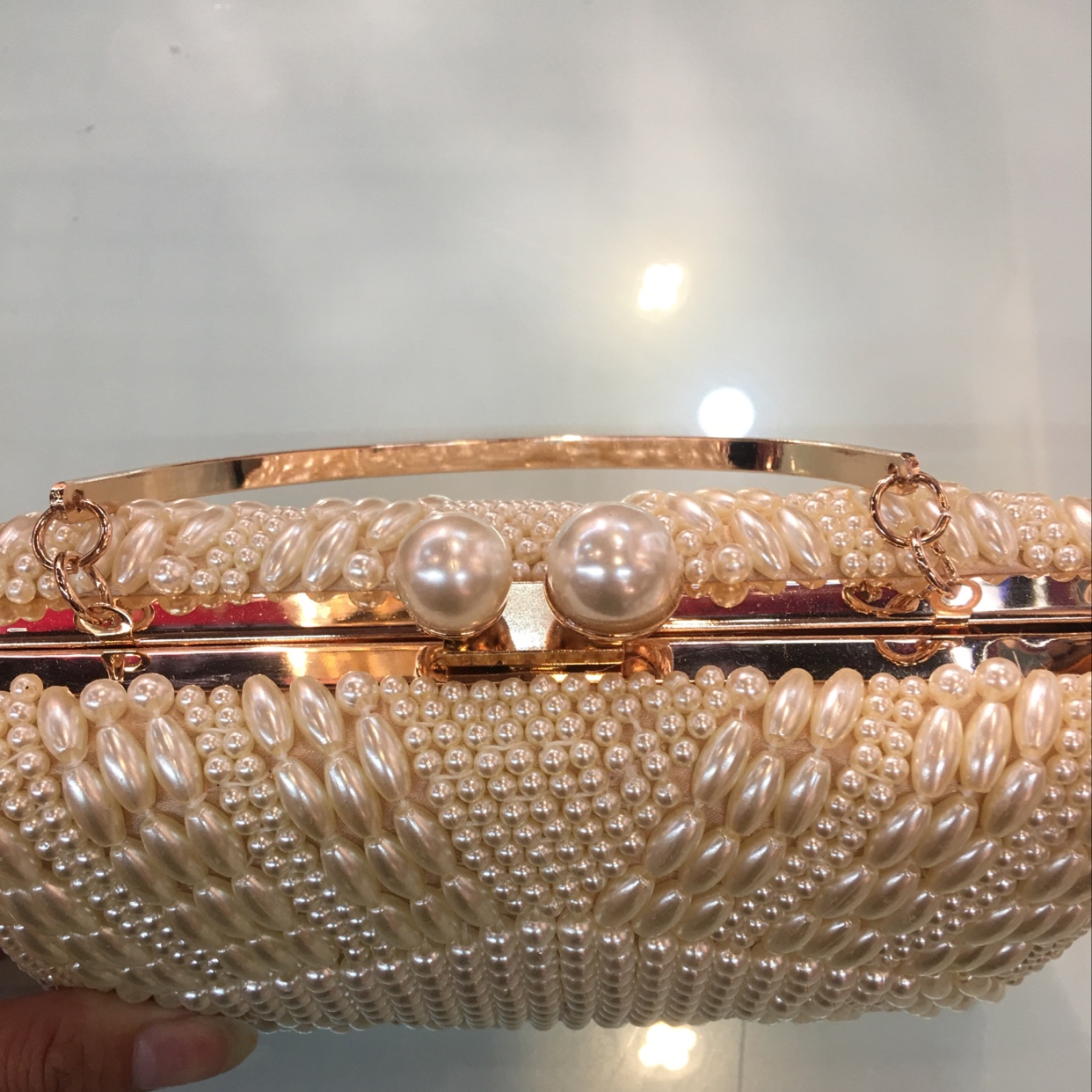 2020 Classic Retro Elements Hand Bag Dinner Bag Hand Bag Shoulder Bag Pearl Bag Specification drawing