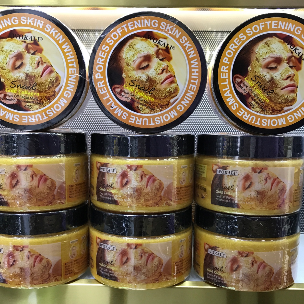 Gold tearing type mask mud 300g details Picture