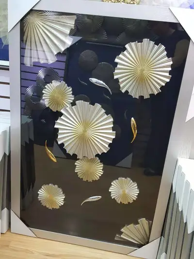 Entrance Porch Wall Decoration Pendant Light Luxury Three-Dimensional Aisle Wall Decoration Creative Living Room Sofa Background Wall Decoration