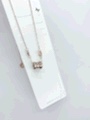 Titanium Steel Rose Gold Necklace details Picture