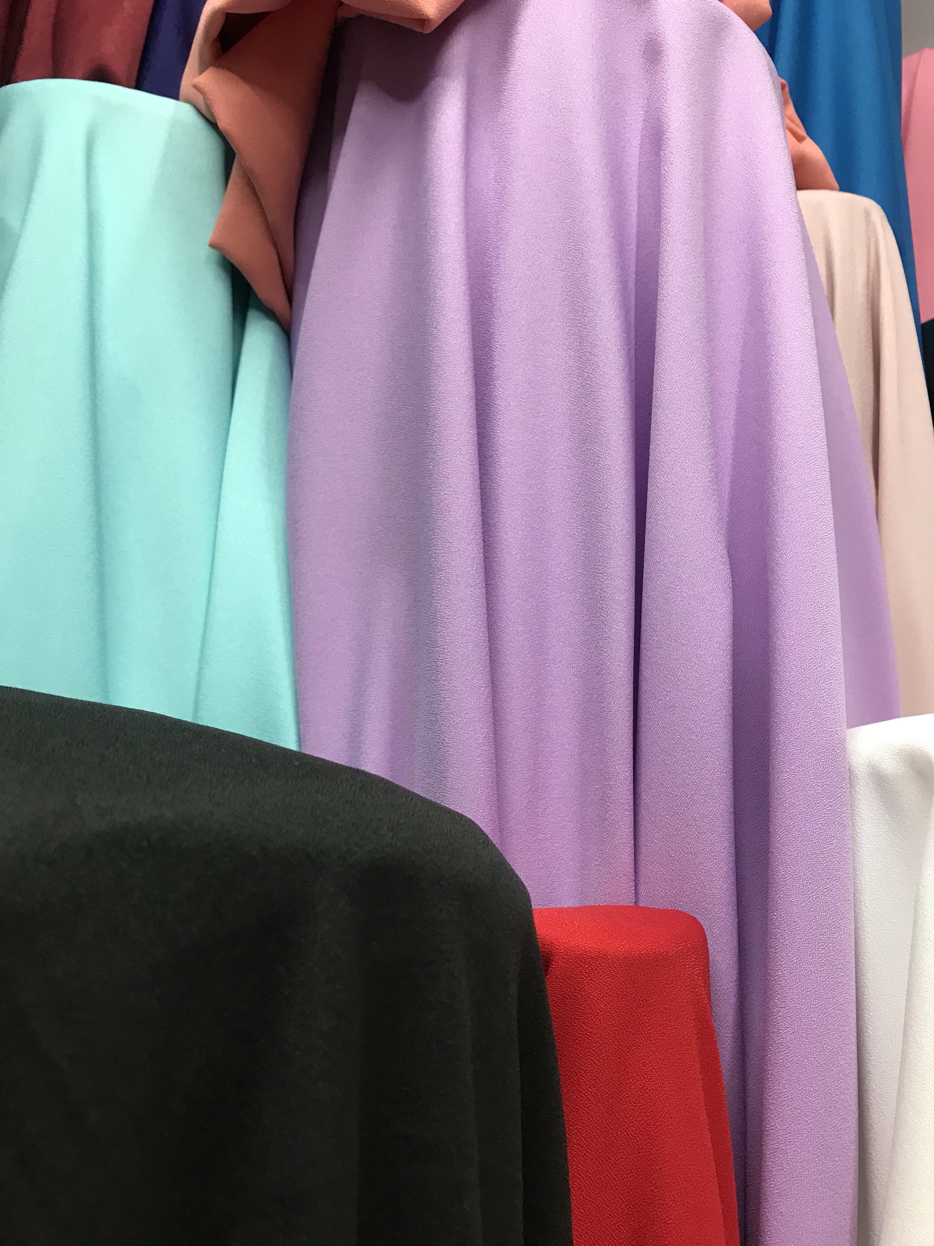 Purple thickened double-sided linen Hanfu accessory handicraft fabric details Picture