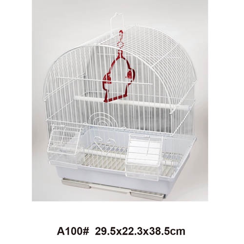 Dome-shaped parrot cage, wire birdcage