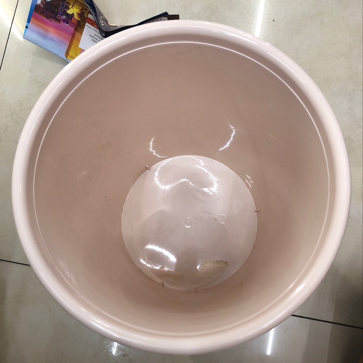 Plastic Trash Can Specification drawing
