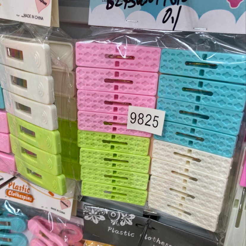 9825 factory direct sales plastic small clip clothes clip clothes hanger insolate fixed clothes clothes clip socks clip air drying clip thumbnail