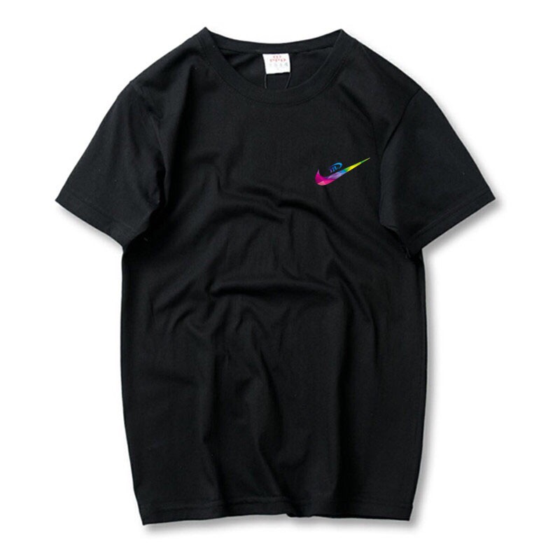 Black casual short sleeve loose thumbnail