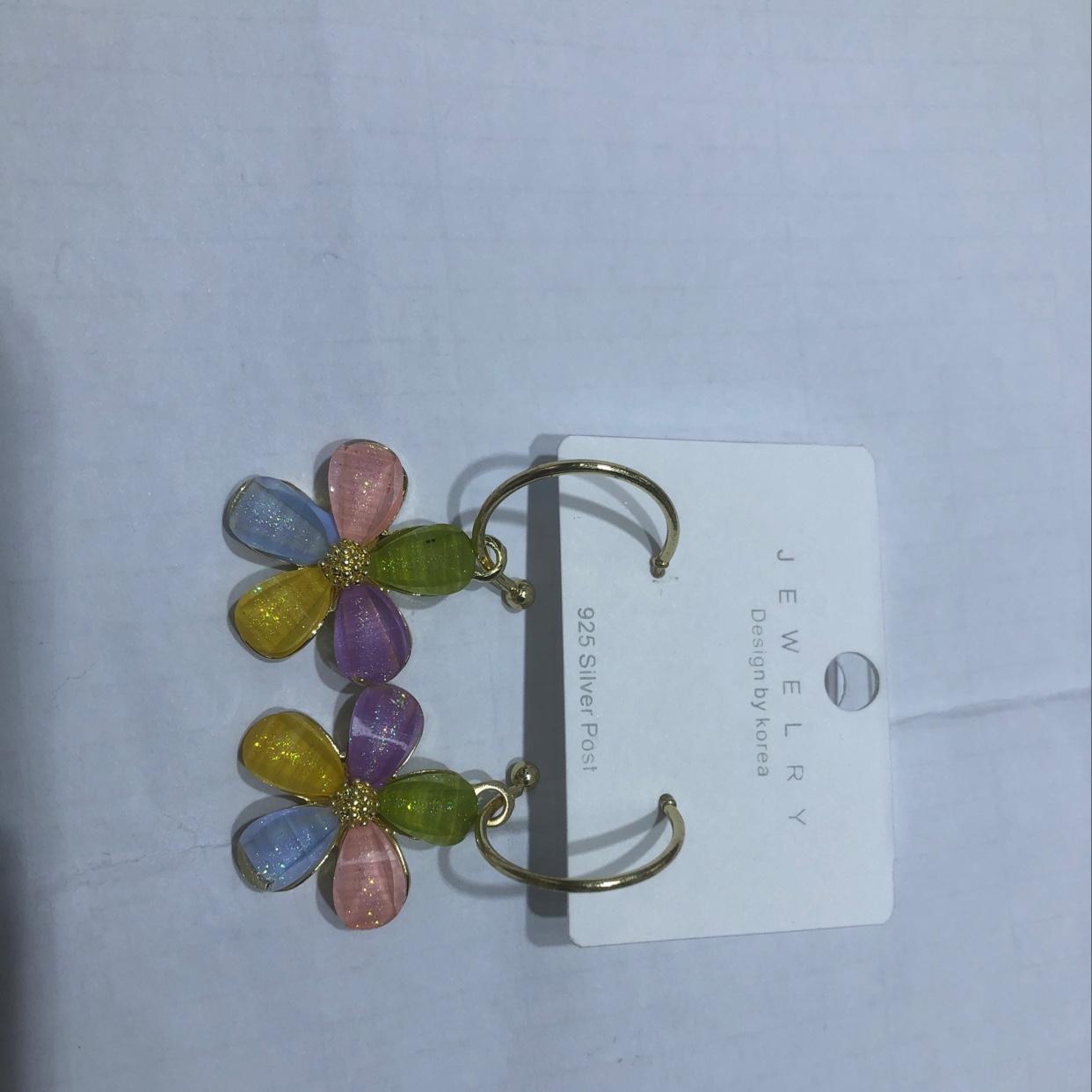 五彩雏菊耳坠