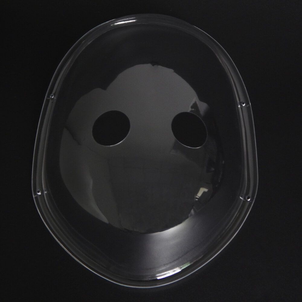 新款厂家现货透明面罩带呼吸阀面罩防雾防溅防飞沫面罩 时尚面罩详情图2