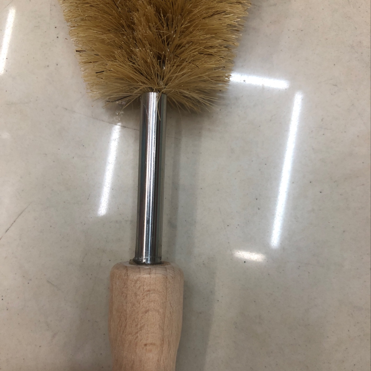 Factory Direct Wooden Handle Stainless Steel Brush Specification drawing