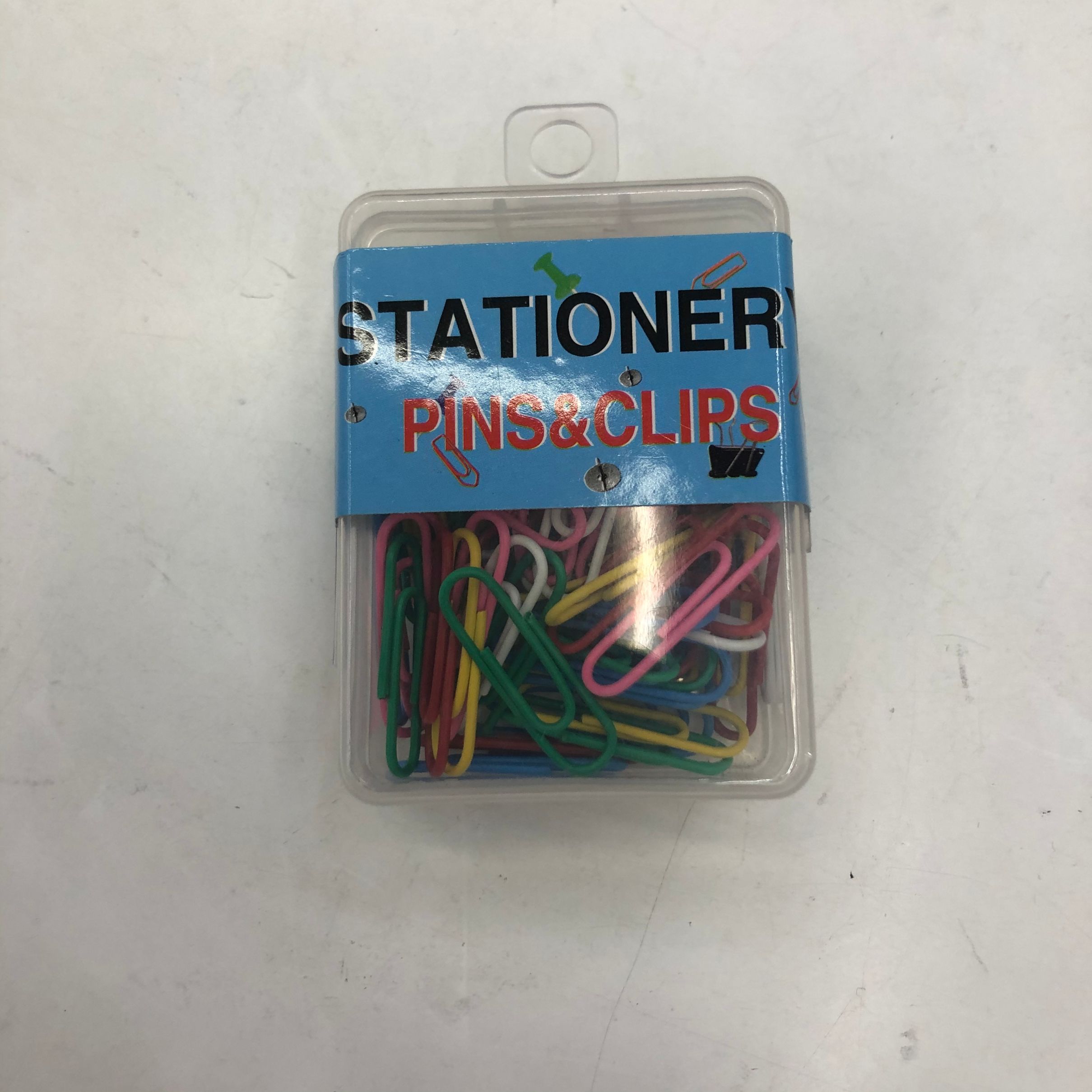 PP box 28 colour paper clip