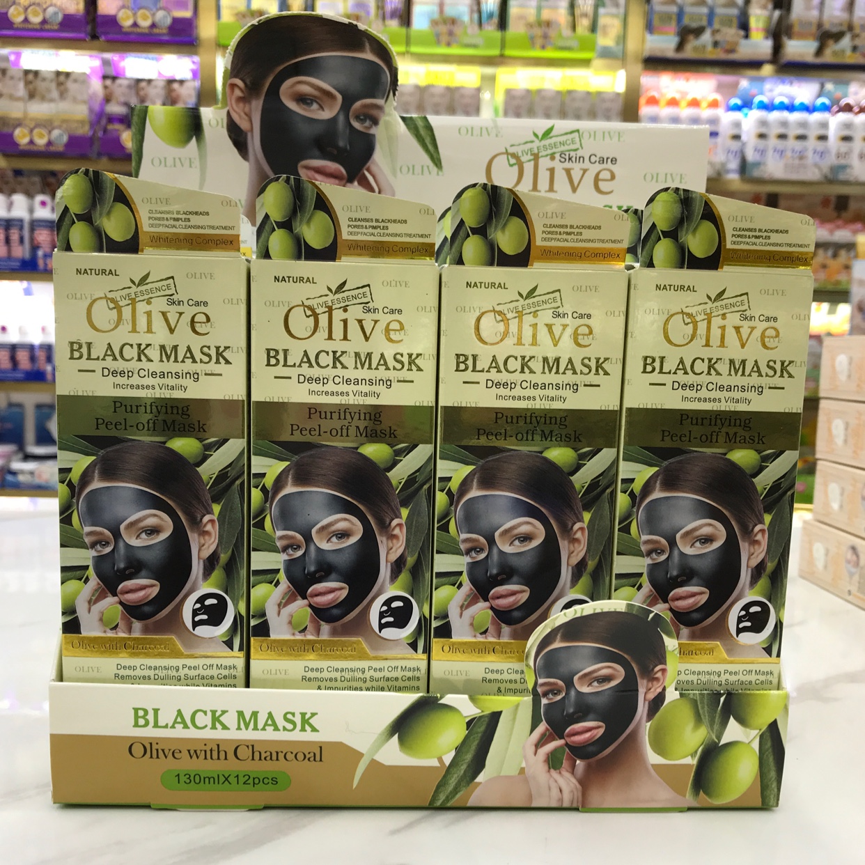 Hose olive green tearing type mask mud 130ml details Picture