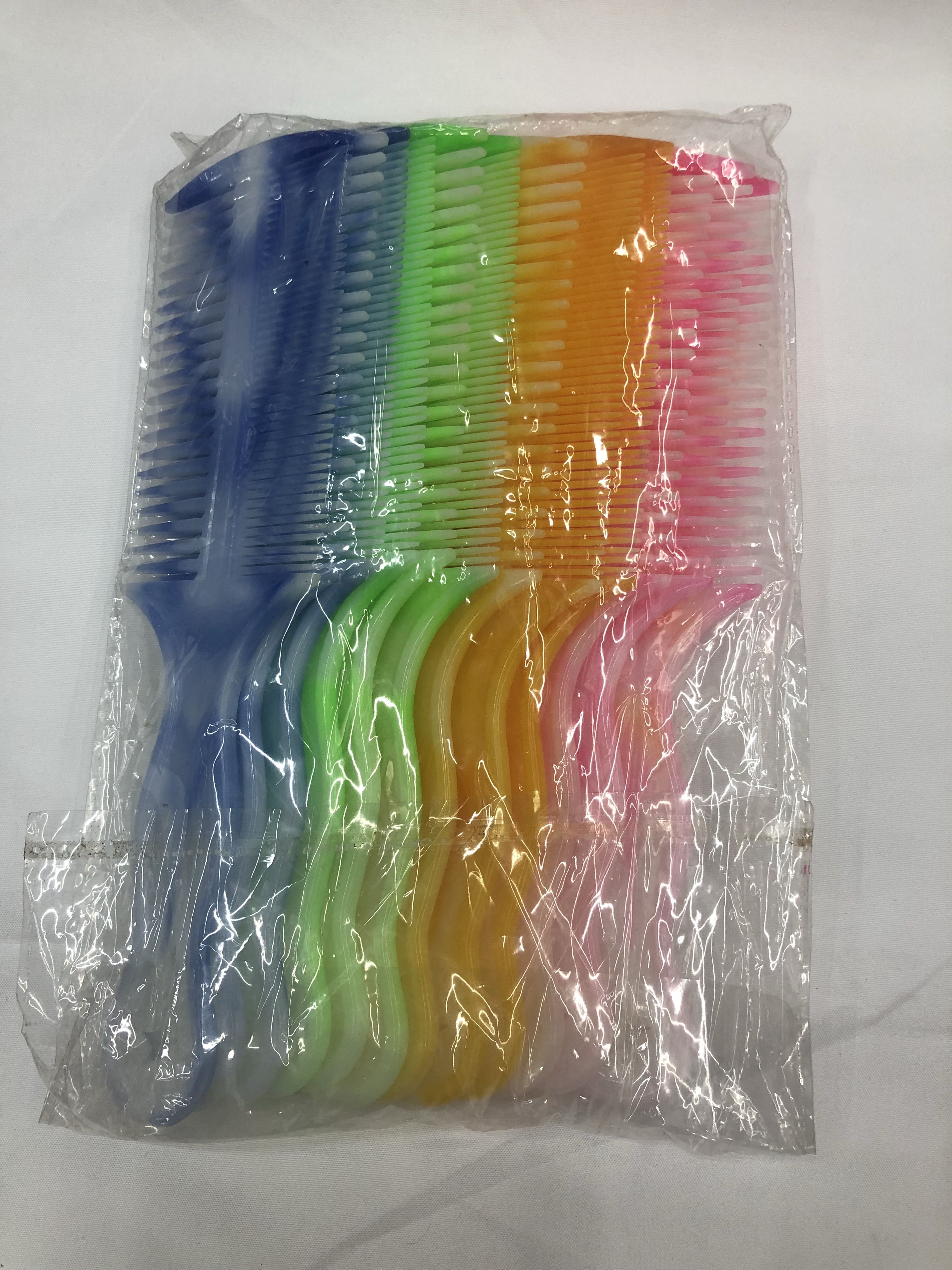 厂家直销20双面塑料梳子4色梳子出口外贸热销梳子 五角星梳子详情图6