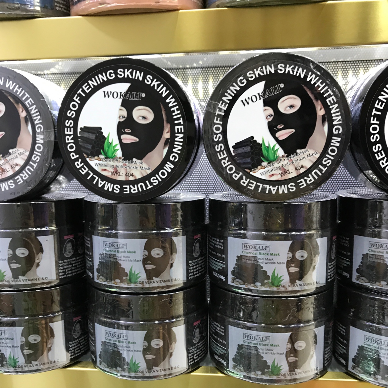Bamboo charcoal black tearing mask mud 300g details Picture