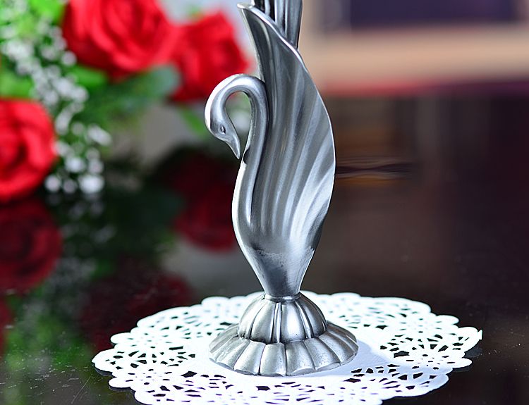 欧式风格复古艺品摆件花瓶，精美合金少女心花瓶详情图2