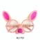 兔子眼镜 道具 派对搞怪造型眼镜 小白兔 复活节用品 舞会图