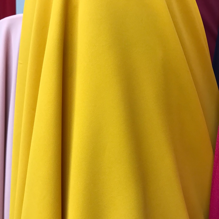 Diagonal silk linen, ginger yellow jewelry, clothing, handicrafts, fabric