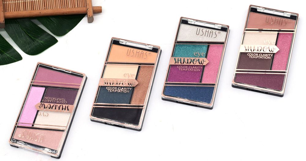 [24 sets] ES2860-4 five colors USHAS pearl eyeshadow color Bright color 4 groups of popular colors new thumbnail