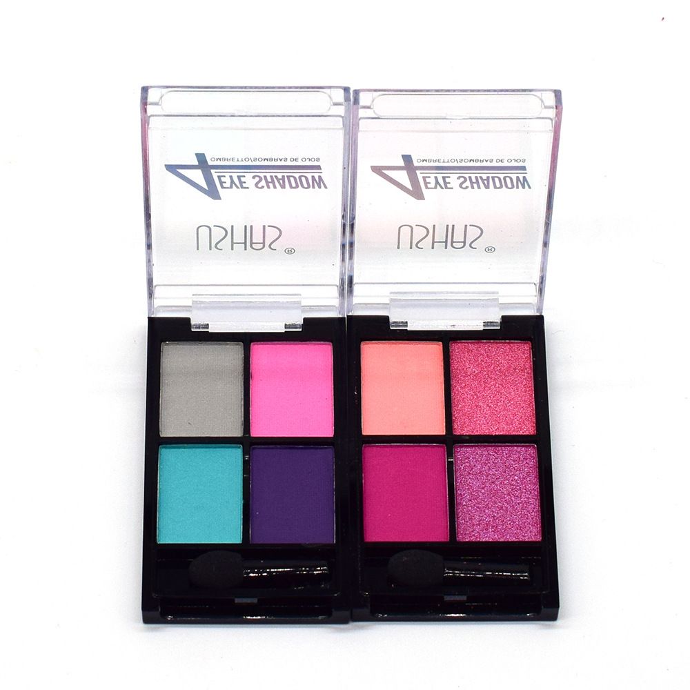 【 24-piece Set 】ES3495-4 Four-color USHAS pearlescent and matte Eyeshadow in four trendy colors detail image 3