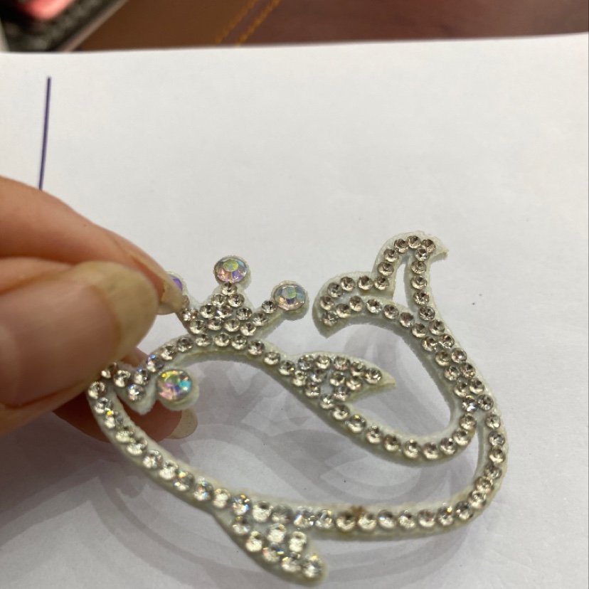 Cute Dolphin ultrasonic embossed patch diy hair accessory semi-finished product Cute Dolphin ultrasonic embossed Patch diy hair accessory semi-finished product Cute Dolphin Ultrasonic embossed Patch diy Hair Specification image