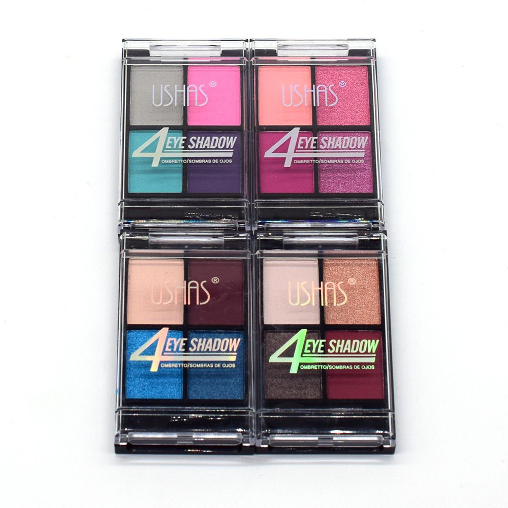 【 24-piece Set 】ES3495-4 Four-color USHAS pearlescent and matte Eyeshadow in four trendy colors detail image 9