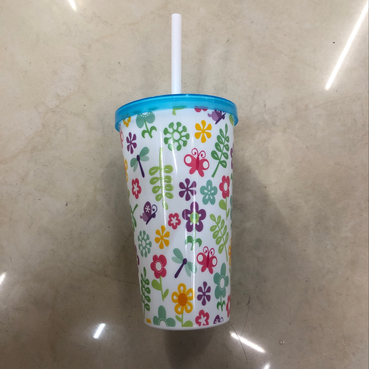 Plastic Floral Paper Cup Specification drawing