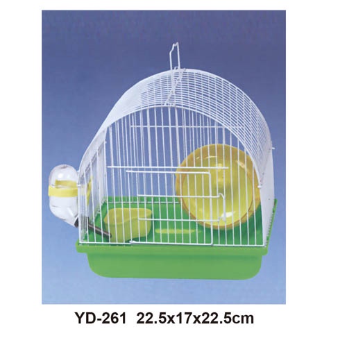 A cute small pet hamster cage