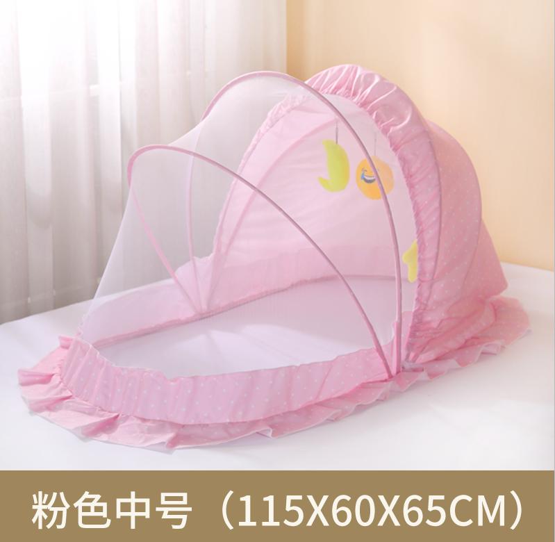 Deluxe Baby Mosquito Net Portable Encrypted Foldable Baby Mosquito Net Yurt No Light Bottomless Mosquito Cover details Picture
