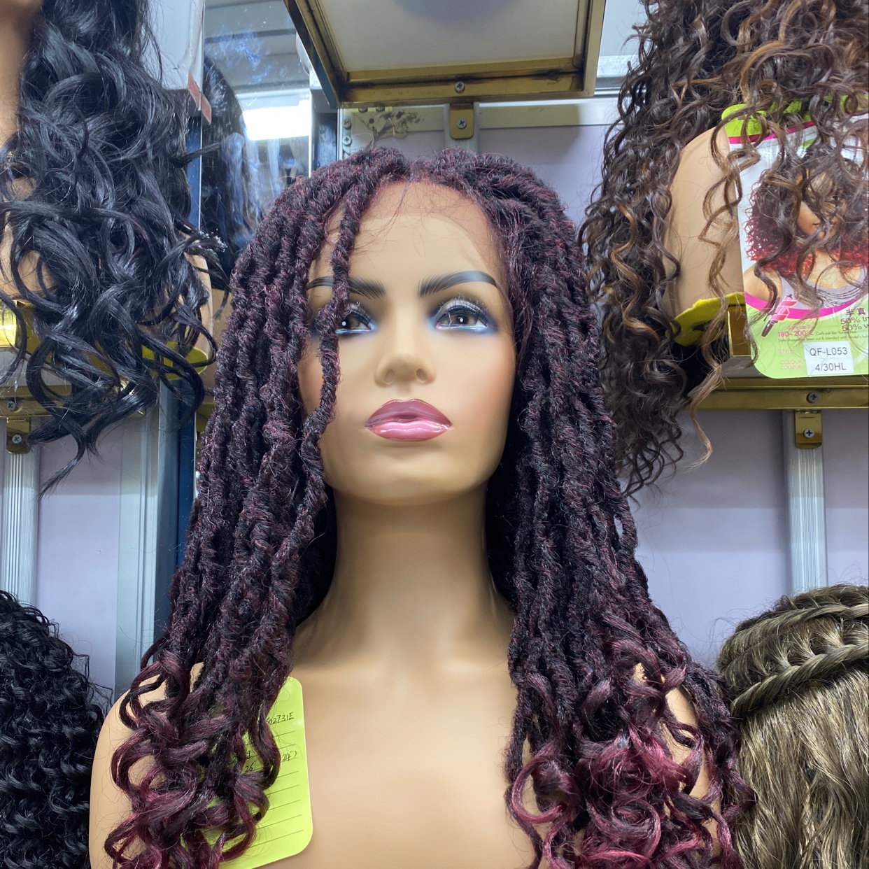 Synthetic fiber wig 1