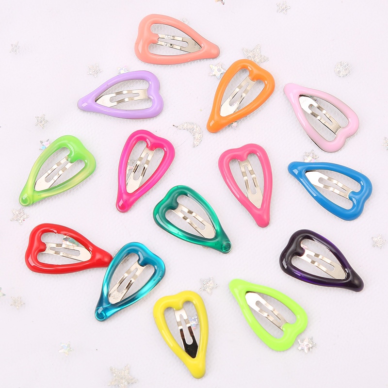 2CM桃心滴胶bb夹 宠物发夹 假娃娃迷你小夹子 发卡发饰狗狗用品